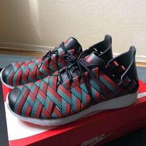 New NIKE WOMEN JUVENATE WOVEN PREMIUM Teal Orange